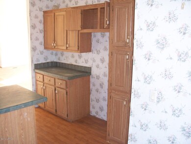 Kitchen again showing pantry
