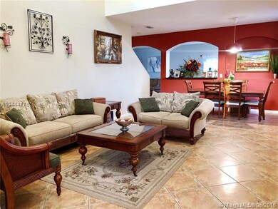 Formal living and dining room