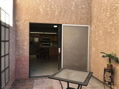 This view shows the sliding glass doors that open