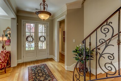This home has hardwood every where on the first le
