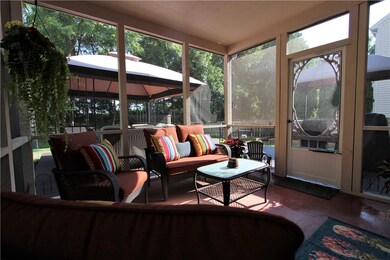 Morning sun on the fabulous screened in porch!