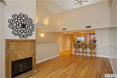 Fireplace w/custom stone