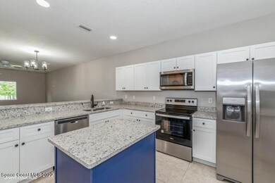 Kitchen onto great room