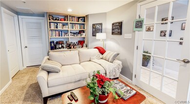 1st level room with French doors