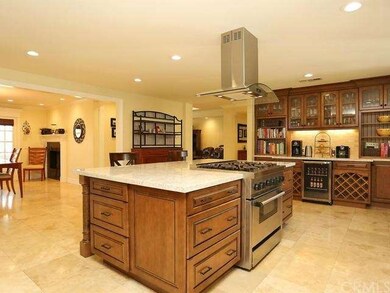 Gorgeous custom kitchen with stainless steel appli