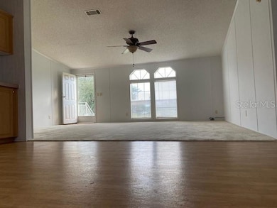 Front door, living room.