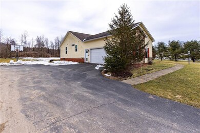 Garage and double wide driveway