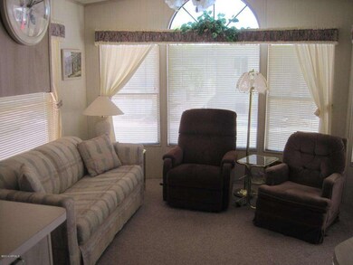 Living room in park model
