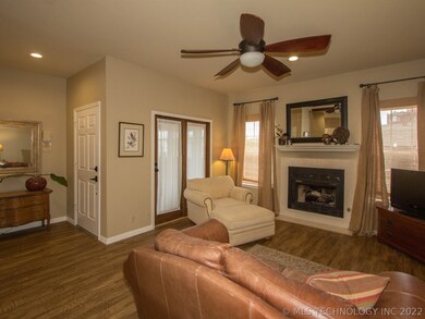 Front door entryway and great room with lots of na
