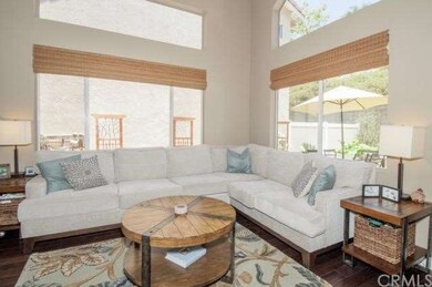 Views out to the backyard and dining room and kitc
