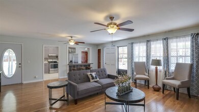 Large open floor plan with plenty of room for a dining room table!