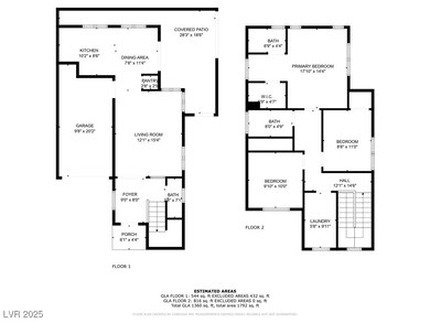 View of home floor plan PATIO NOT COVERED