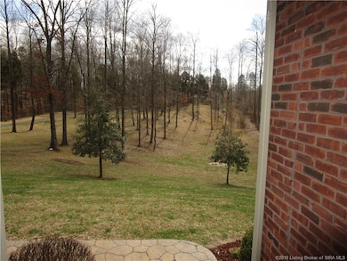 Looking out to the long drive way.