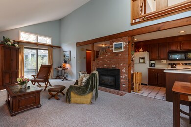 LIVING ROOM INTO KITCHEN