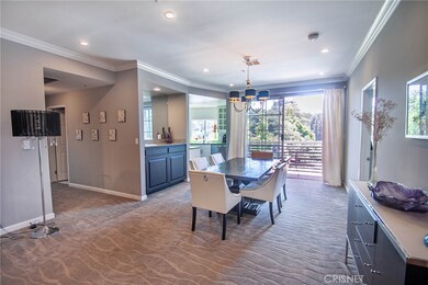 Dining area opens to balcony w/endless views of tree tops and the hills beyond!