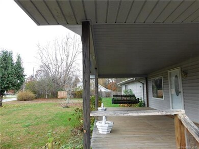 Large covered front porch.