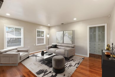 Virtually staged - living room