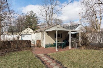 Garage and patio