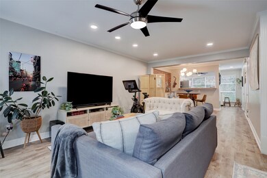 View of living area from entry.