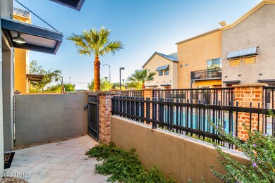 Unit 116 front patio