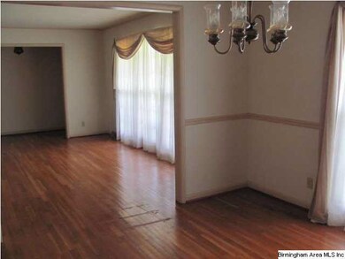 Living-Dining Combo has beautiful hardwood floors