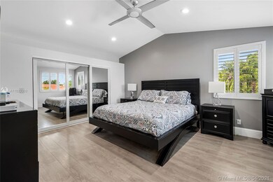 Large Master Bedroom with Vaulted Ceilings, High H