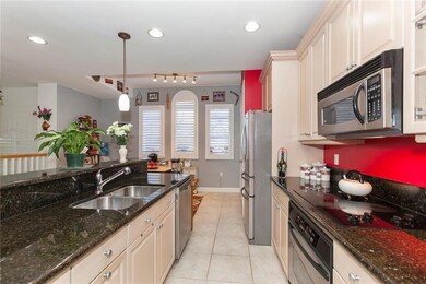 Huge eat in kitchen with tons of storage.