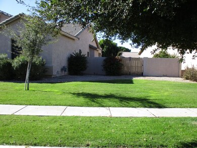 4940 S Vista Place Front Side Yard