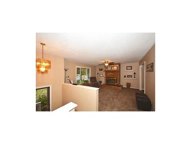 Large living room right off the kitchen.