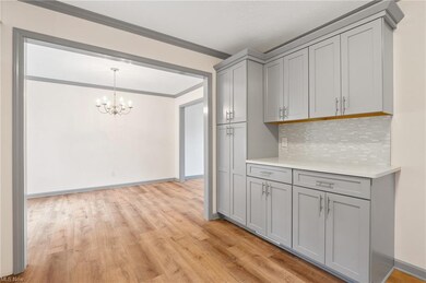 Kitchen into Dining Room