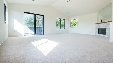 Spacious living room with open floor plan!