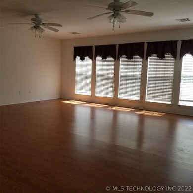 Living room with view of nature