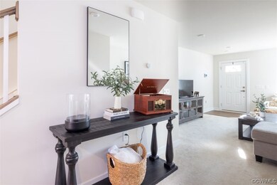 Bonus space with powder room.