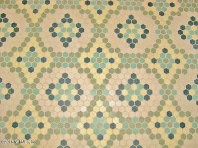 Custom mosaic floor