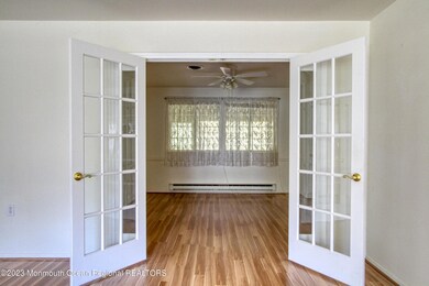 Open Franch Door To Dining Room