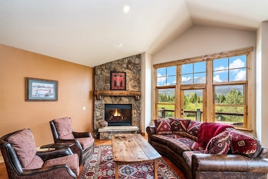 Vaulted Ceilings & Gas fireplace in the Living Roo
