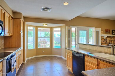 Kitchen with Bay Windows