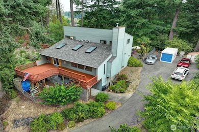 This home is secluded and plenty f driveway parking for guests.