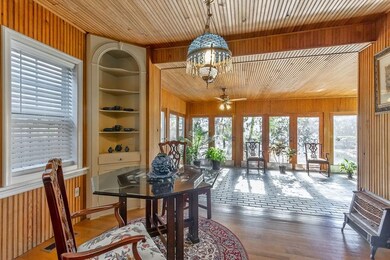 Breakfast room opens into sunroom
