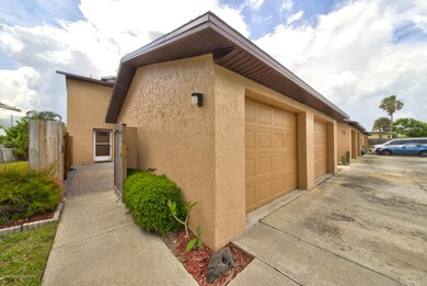 Front of Unit with garage