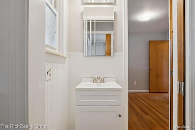 Half Bath/Lav.  Pass through from 3rd bedroom to kitchen.