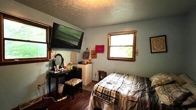 The primary bedroom.