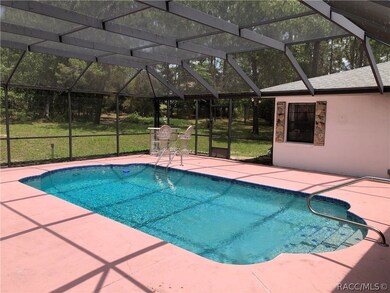 Nice pool with large pool deck.
