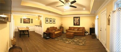 Open floor plan. Large living room open to dining 