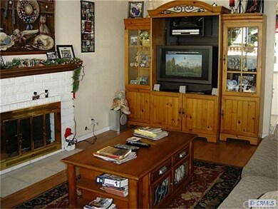 Cozy fireplace for those cool evenings.