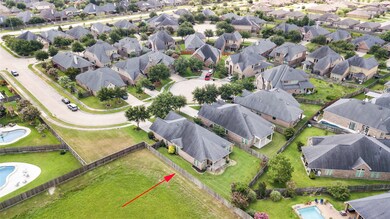 Ariel view of home.  Located on a quiet cul-de-sac street.