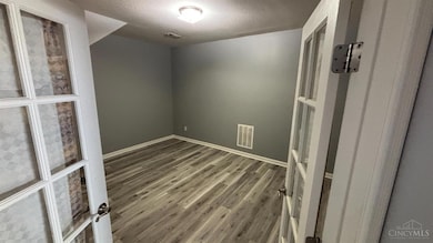 inviting glass study doors or 3rd bedroom if needed