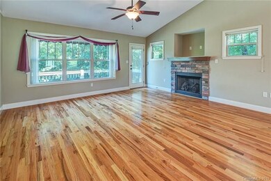 Gorgeous, gleaming hard wood floors in the open co