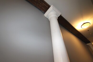 Exposed beam, column