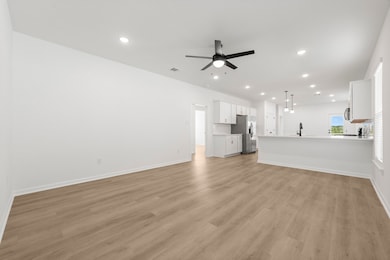 The inviting family room offers a serene retreat,